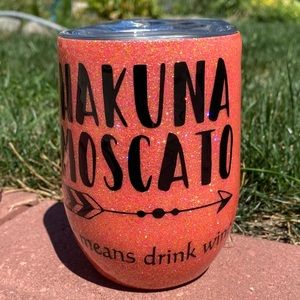 I am selling handmade tumblers. This is a 12 oz wine tumbler.